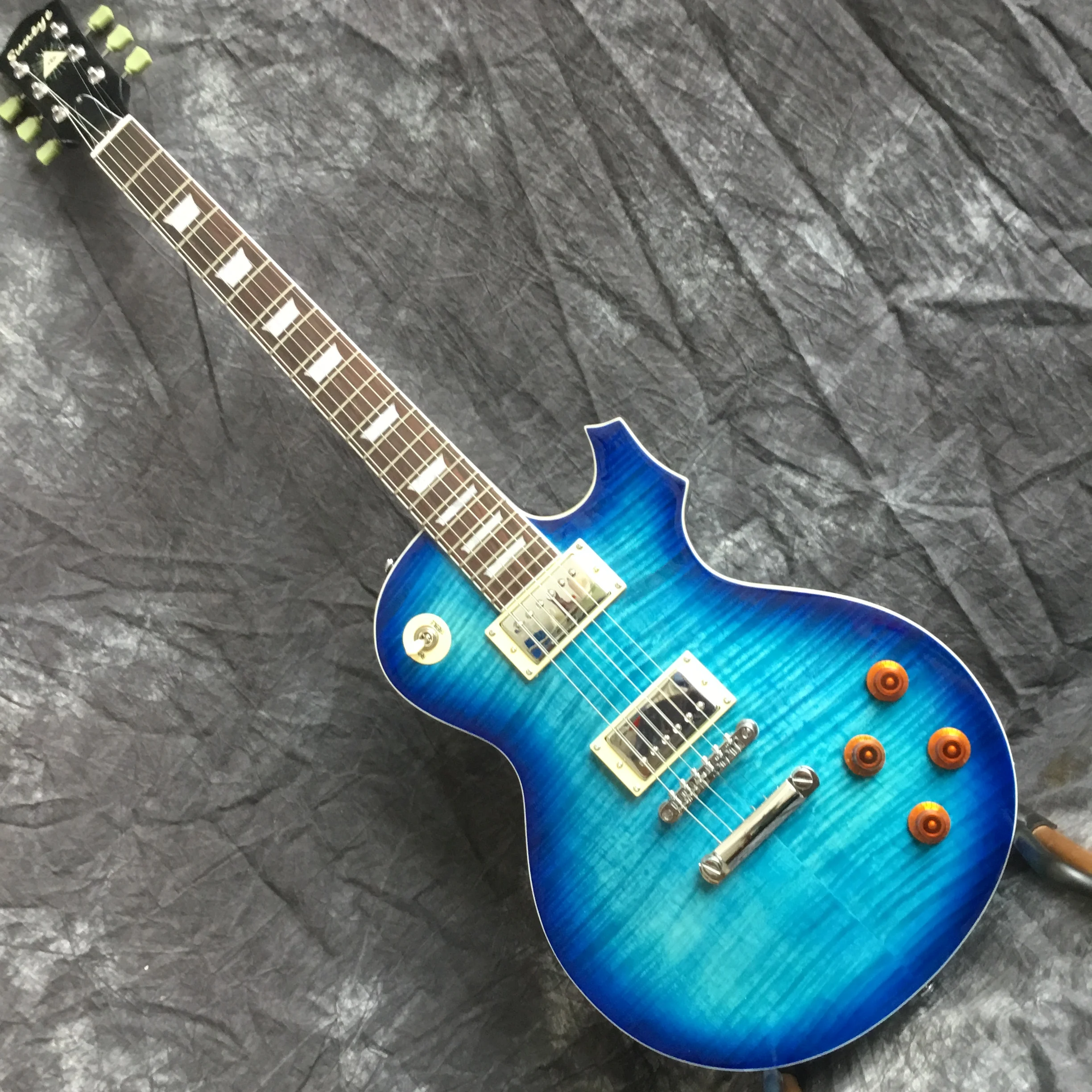 2019 suneye Best Price Top Quality LP Custom Color Blue Electric Guitar Freeshipping|đàn ghi-ta| - AliExpress
