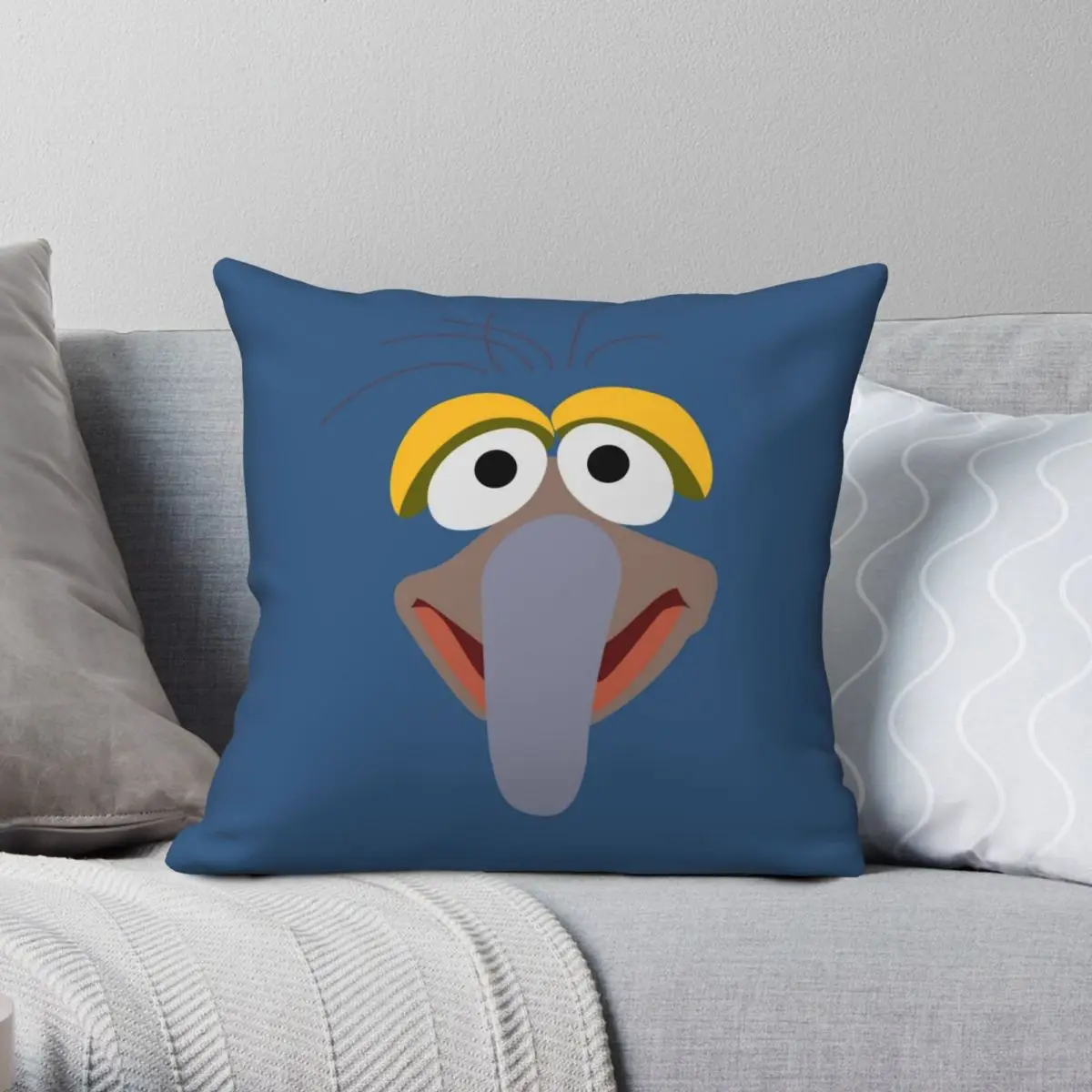

Gonzo Square Pillowcase Polyester Linen Velvet Printed Zip Decor Throw Pillow Case Home Cushion Cover