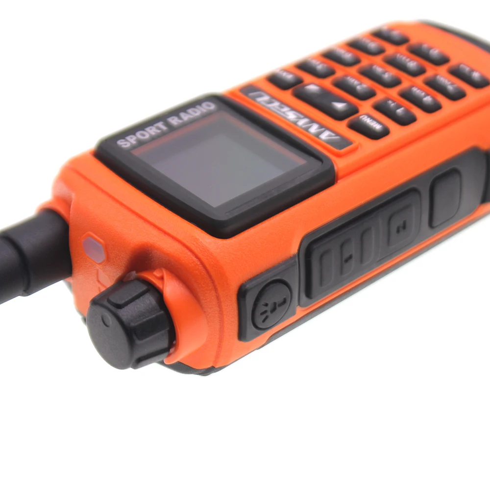 Anysecu AC-580 Bluetooth Walkie Talkie профессиональное Спортивное радио VHF 136-174MHz UHF 400-520MHz 5W радиостанция GP8800