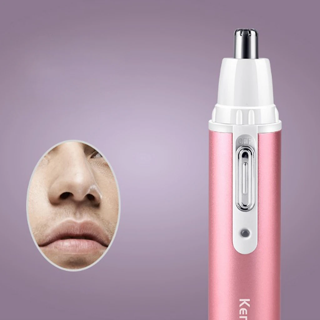 Women Electric Facial Body Hair Trimmer & Clipper for Eyebrows Nose Ear Eyebrow EU Plug KM-6637
