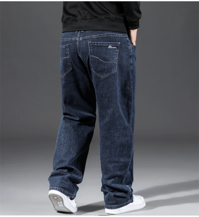 2022 Celana Denim Klasik Lurus Fashion 