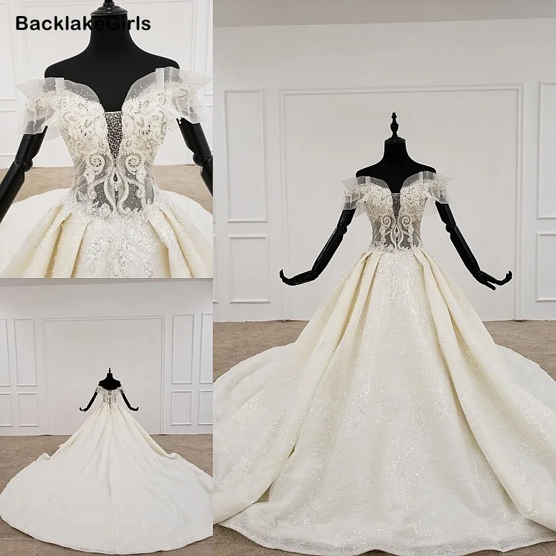 Vestido De Novia Escote Corazon Hombros Descubiertos Encaje Espalda Diseno Vestido Novia Africano Bohemia Boda Vestido De Novia Princesa Luxo Vestidos De Novia Aliexpress