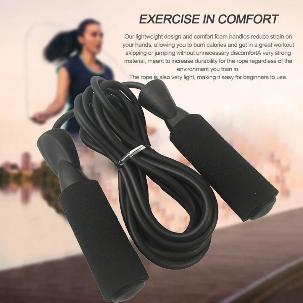Aerobic Exercise Boxing Skipping Jump Rope Adjustable length Bearing Speed Fitness corda de pular jumping rope training A301024 |