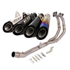 Escape Motorcycle Exhaust Front Link Pipe And 51mm Muffler Stainless Steel For Honda CBR500 CB500X CB500F 2013-2019