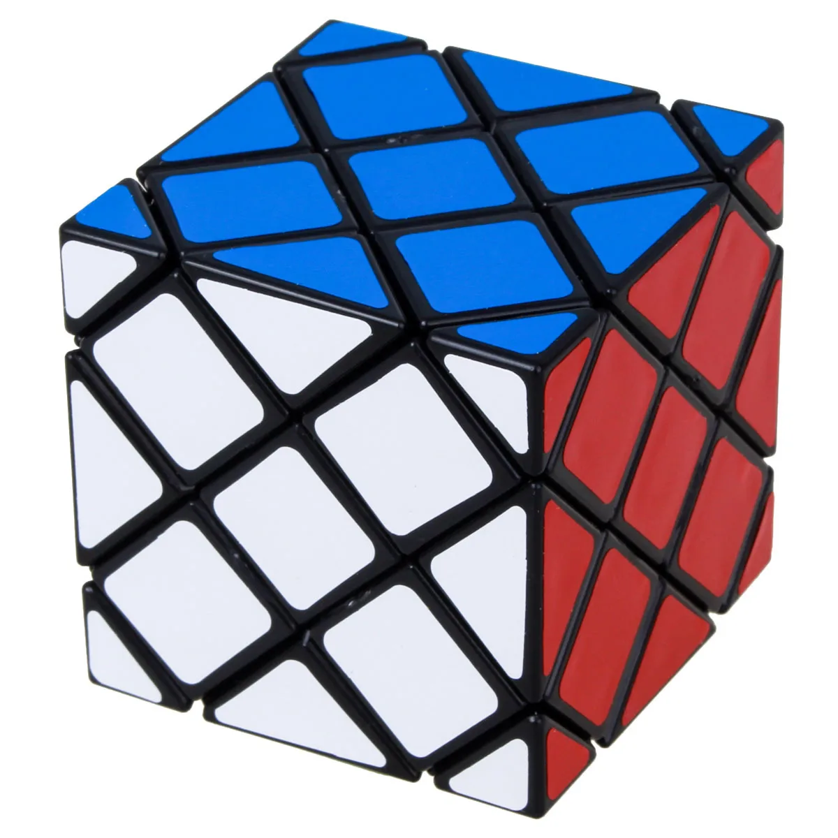 Синий восемь оси шестигранника неправильной формы, в форме Куба 8-оси 6-гранная Стразы «Кубик Рубика» для детей и взрослых Давление Снижение Игрушка