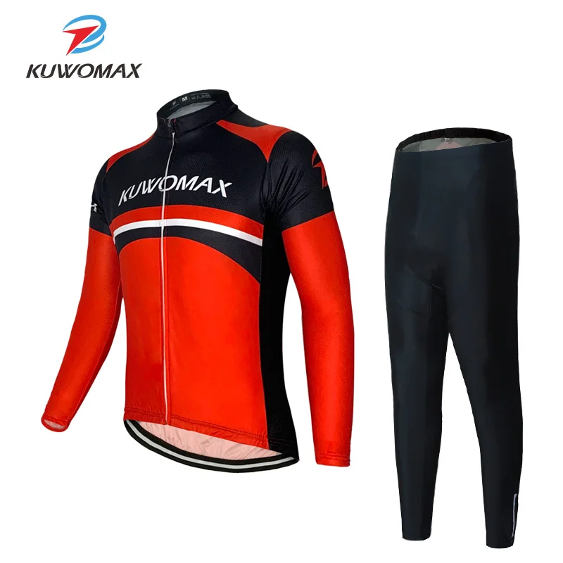 AK-CT-02001 Профессиональный набор Джерси для велоспорта Ropa Ciclismo, Мужская одежда для велоспорта Mtb, Топ с длинным рукавом, комплекты одежды для велоспорта - Цвет: AK-CT-02001