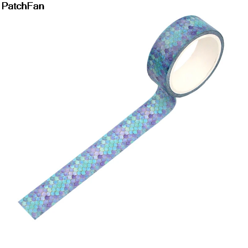 20 шт./лот Patchfan Красочные капли воды DIY Скрапбукинг дети Васи бумага маскирующая Лента Печатный узор стикер Пастер A2389