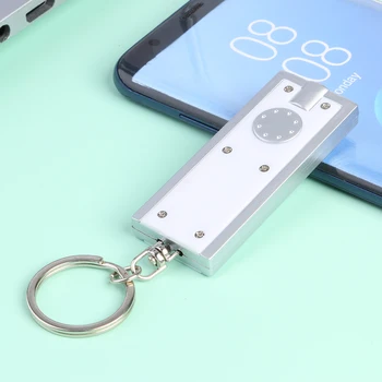 

Portable LED Keyring Flashlight Lamp Emergency Lamp LED Mini Tetris Torch Pocket for Family Outdoor Camping Accessory