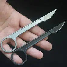 Trskt Распаковка ножа шеи Ножи Тактический кемпинг открытый спасательный выживания Pokcet Ножи EDC инструмент с K оболочка, дропшиппинг