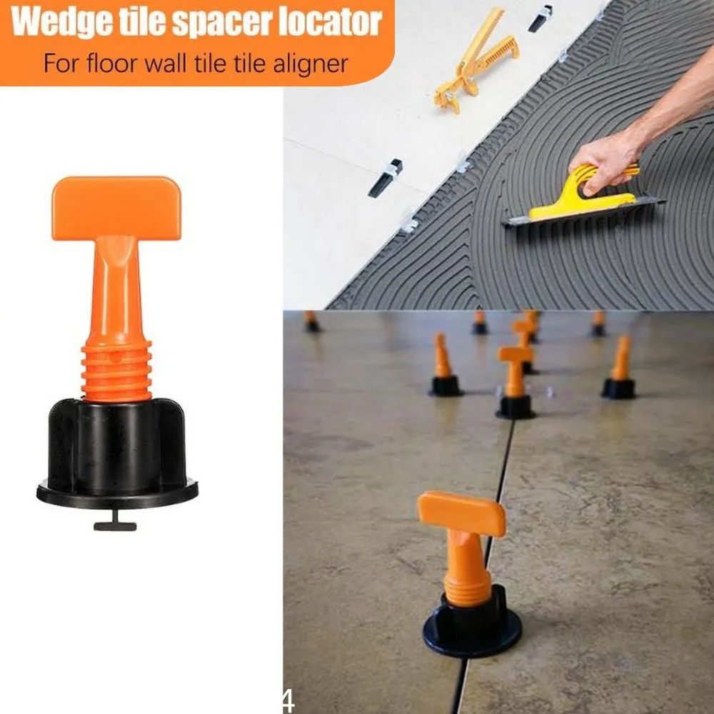 

Tile Leveler 50pcs 180-degree T-pin Level Wedges Tile Spacers Levelers Pliers Balanced Tile Alignment Carrelage Tile Leveling 6