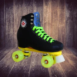 New Style Skate Shoes High Top Double Row Professional Beginner Waterproof Personalized Patins Quad Roller Skate Shoes KC50LH