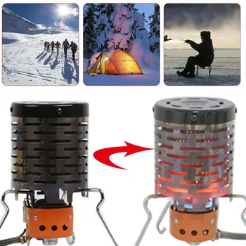 

Mini Heater Outdoor Travel Camping Equipment Warmer Heater Stove Tent Stove Heating Cover Stainless Steel Mini Tent Heating Cov
