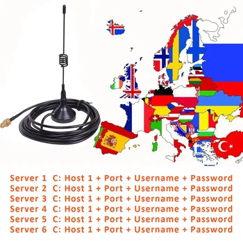 

2020 CCcam server Satble 8 Line Spain Europe Portugal Poland France Italia cccam server for receptor satelite tv tvreceiver Ital