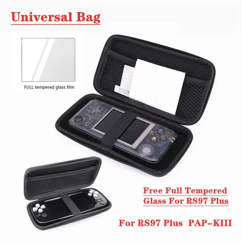 For RS97 Plus Kiii TSINGO защитная сумка жесткий чехол для RS97 Plus RG350 RG300 LDK Ландшафтная версия PocketGo портативная Ретро игровая консоль - Цвет: For RS97 Plus Kiii