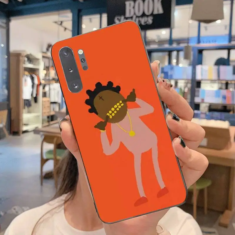 HPCHCJHM Kodak Black Rapper Phone Case Cover For Samsung Note 7 8 9 10 pro Galaxy J7 J8 J6 Plus 2018 Prime