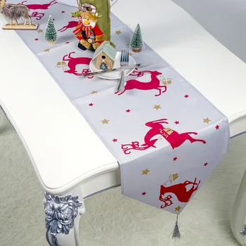 

Chirstmas Table Runner Table Marriage Table Mat For Wedding Chirstmas Table Mat Printing Pattern Household Table Decoration