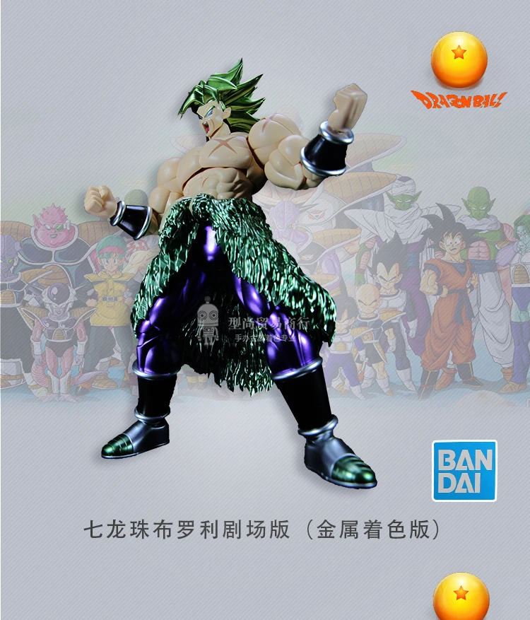 BANDAI, японское аниме, драконий жемчуг, театральная версия, металлический цвет, Broli, сборная модель, рождественский подарок, экшн-игрушка, фигурки
