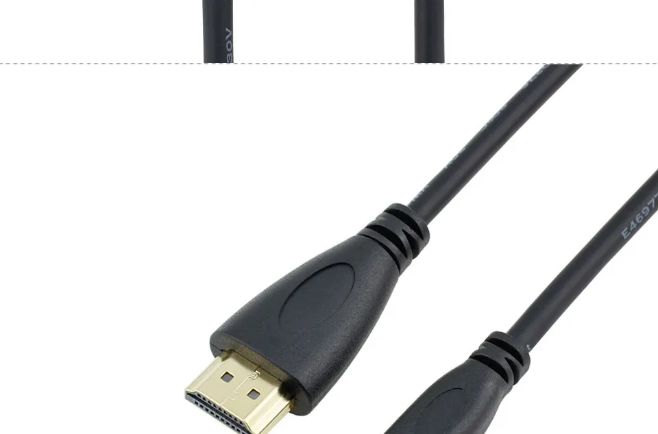 Micro HDMI к HDMI папа-папа адаптер конвертер кабель 1080P Full HD V1.4 Micro HDMI(тип D) к HDMI(тип A) кабель