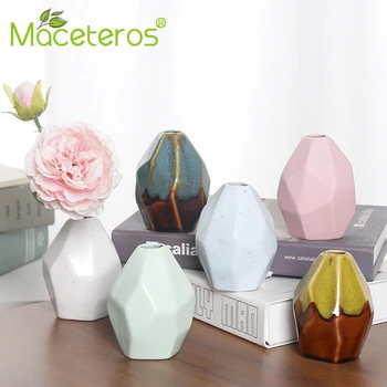 

New Home Simple Ceramic Vase Living Room Office Crafts Flower Arrangement Aromatherapy Vase Garden Desktop Decoration Supplies