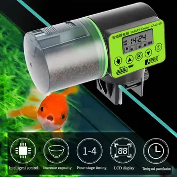 

200 ML Large Capacity Rechargeable 4 Time Control Modes Aquarium Automatic Fish Feeder Intelligent Timing Device
