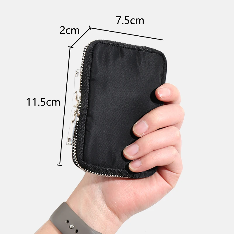 Zipper Wallet Credit Card Clip Wallet