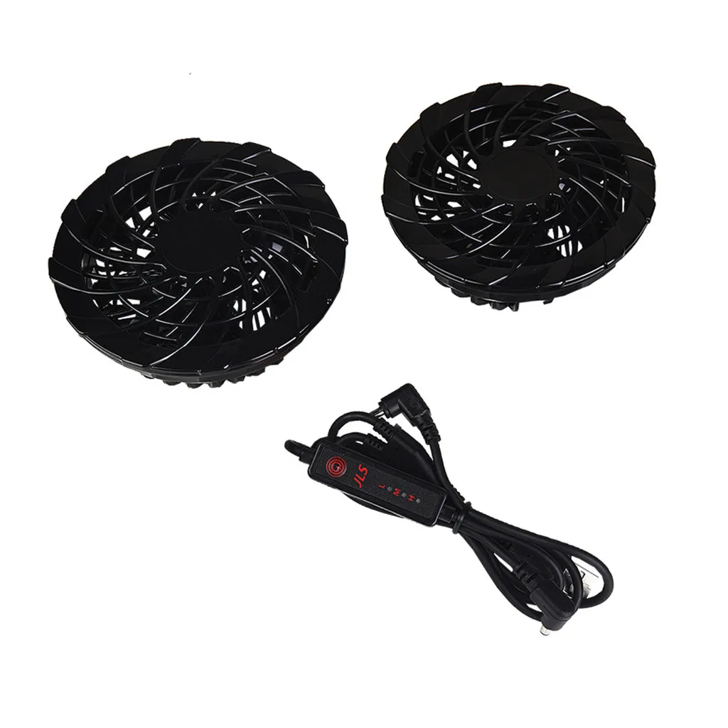 Alta calidad hogar USB portátil de refrigeración del ventilador del radiador aire acondicionado ropa de accesorios especial dos ventiladores casa #30