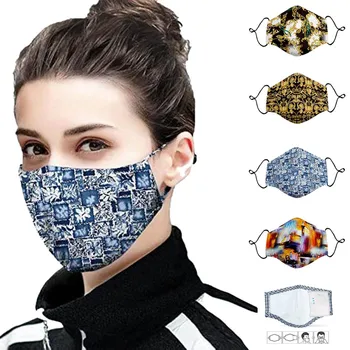 

Adults Unisex Facemask Reusable Face Shield Windproof Mouth Mask Washable Face Shield Breathable Cloth Face Mask mondmaskers