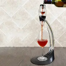 Профессиональный красное вино декантерный дозатор с подставка для фильтра держатель водки Быстрый воздушный аэратор для домашней столовой Бар необходимый набор J8