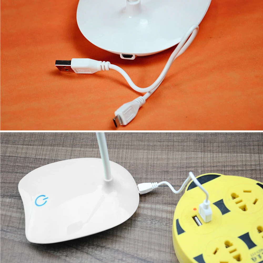 Junejour USB Перезаряжаемый 3 режима сенсорный экран кнопка складной настольный