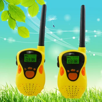 2 pcs 1 Pair Walkie Talkies toy Mini Handheld Portable Children Walkie Talkie Radio Outdoor Interphone Toy for Children Gifts 1