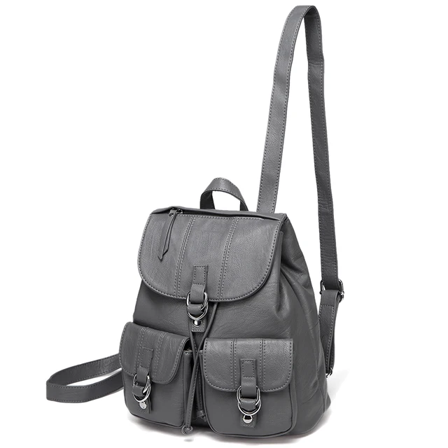 Vaschy Mini Leather Backpack For Women 