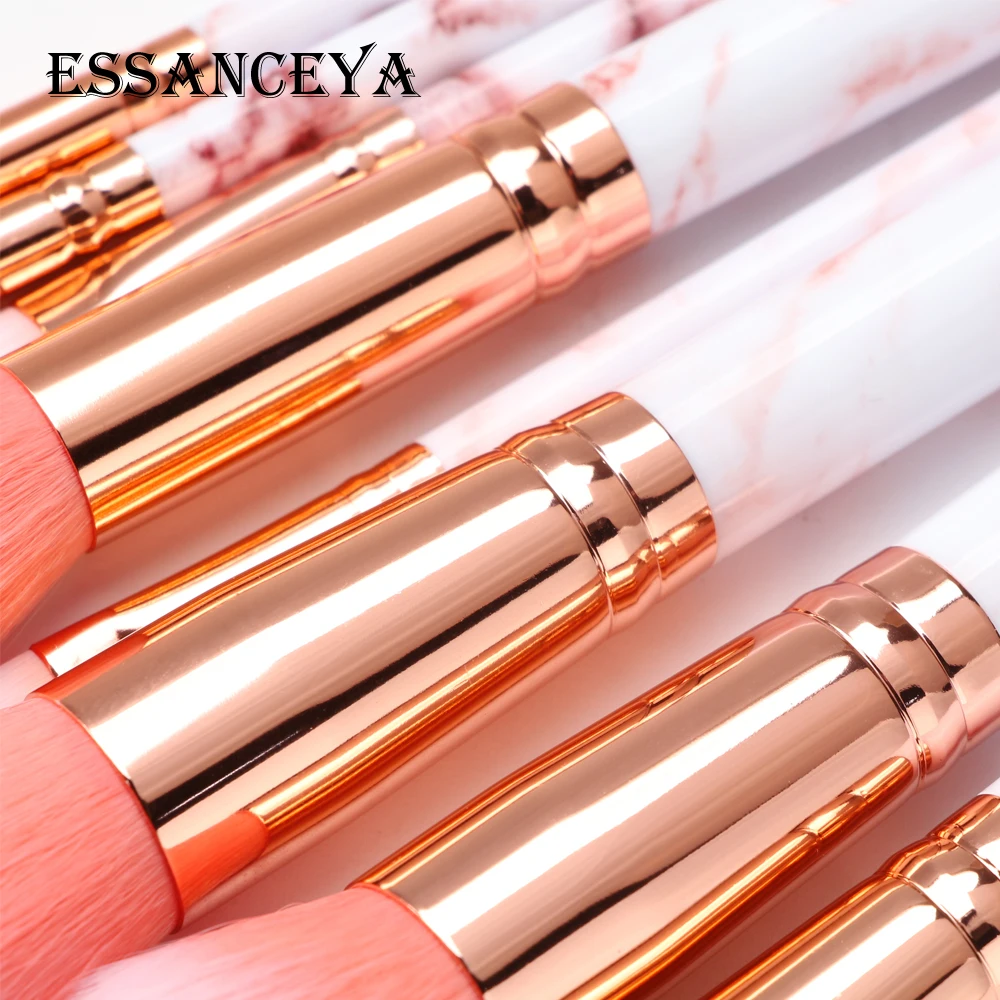 ESSANCEYA 10 шт. набор кистей для макияжа косметические инструменты пудра основа тени