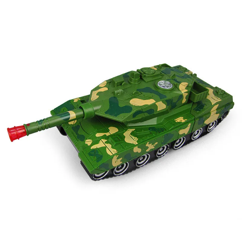 Электрические деформационные роботы, игрушка боевой танк, мигающий светодиодный свет, музыкальный автомобиль, детские игрушки, детские подарочные игрушки, транспортные средства