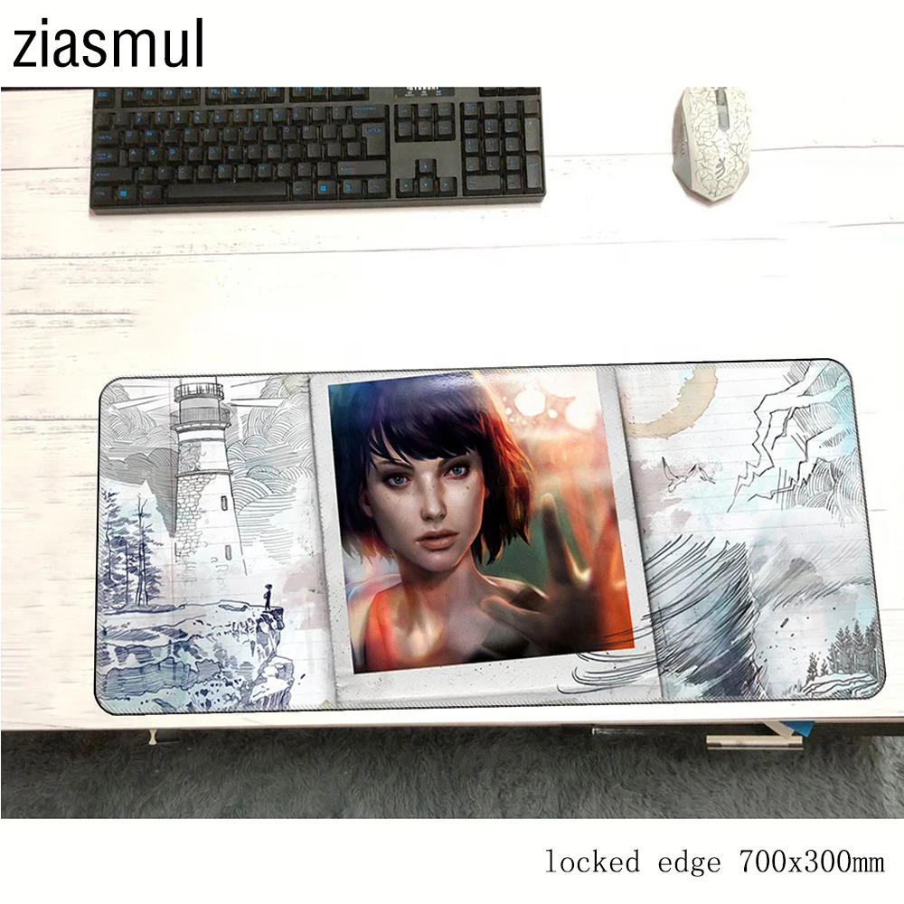 Жизнь странная padmouse индивидуальность 70x30 см игровой коврик для мыши геймер компьютерный стол мальчик подарок коврик notbook mousemate pc