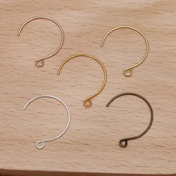 

50pcs 21x18mm Earloops EarClips EarHook Ear Loop Hook Clip Settings Base Settings for DIY Earrings Ear Jewelry Making