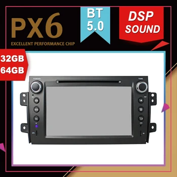 

PX6 Excellent Performance Android 9.0 Car Multimedia GPS For SUZUKI SX4 2006-2012 DSP Sound Navigation Tape Recorder Radio