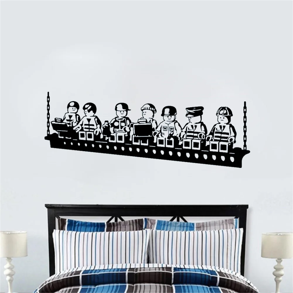 

Funny Cartoon Robots Wall Sticker Vinyl Wall Stickers For Kids Room Boys Room Wall Art Decals Baby Bedroom Decor