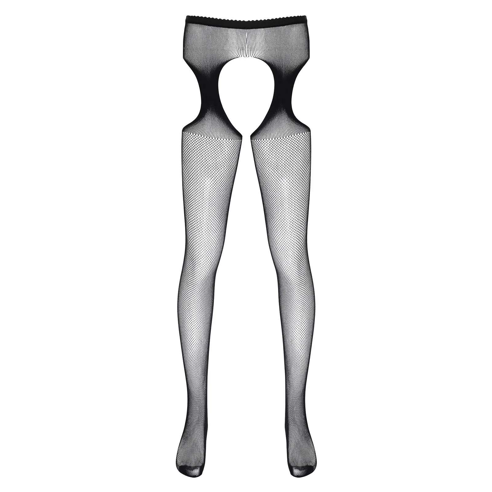 Mens Lingerie Socks Stretchy Hollow Out Sexy Fishnet Stockings Tights See-through Crotchless Pantyhose Nightwear for Clubwear