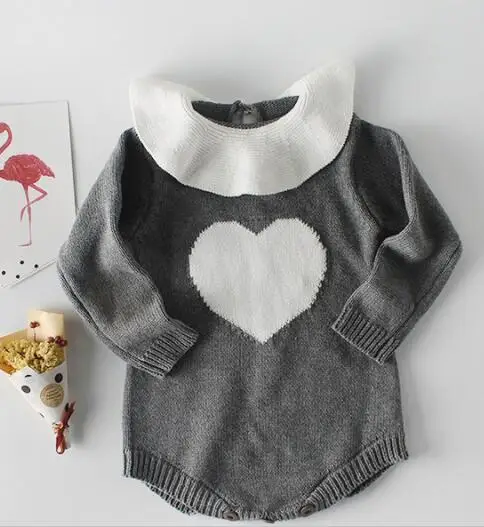 82055 Gray New Leopard Baby Girl Romper Cotton Knit Infant Onesie Baby Romper for Girls Jumpsuit Toddler Costume New Born Baby Girl Clothes - Цвет: 82055 Gray