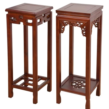 

Solid Wood Flower Airs Household Square Indoor A Living Room Shelf Flowerpot View Red Woodiness Primary Wooden Multi-storey