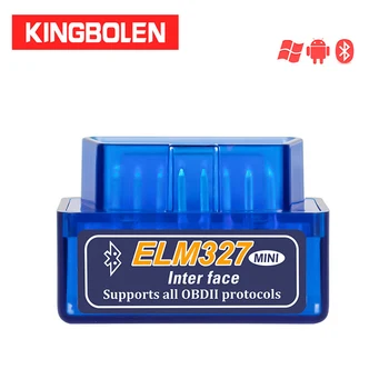 

Super Mini elm327 Bluetooth V2.1 OBD2 Auto Scanner ELM 327 Smart Car Diagnostic tool Torque mini OBDII Code Reader