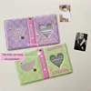 SKYSONIC Lovely Heart 3 Inch Photo Album Flower Bear Idol Storage Collection Book 20 Sheets PP Refill Bags Card Holder 5