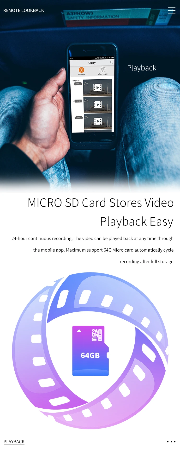 Горячая T6 смарт-камера Встроенный 800mAh литий-ионный аккумулятор с детской камерой