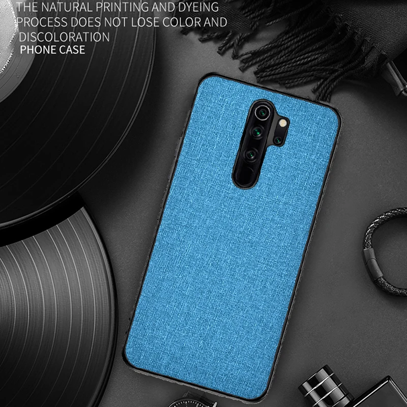 Чехол для телефона Xiaomi Redmi 9 9A 9C 8 8A 7 7A простой джинсовый тканевый чехол Note 8T 9s Pro Max
