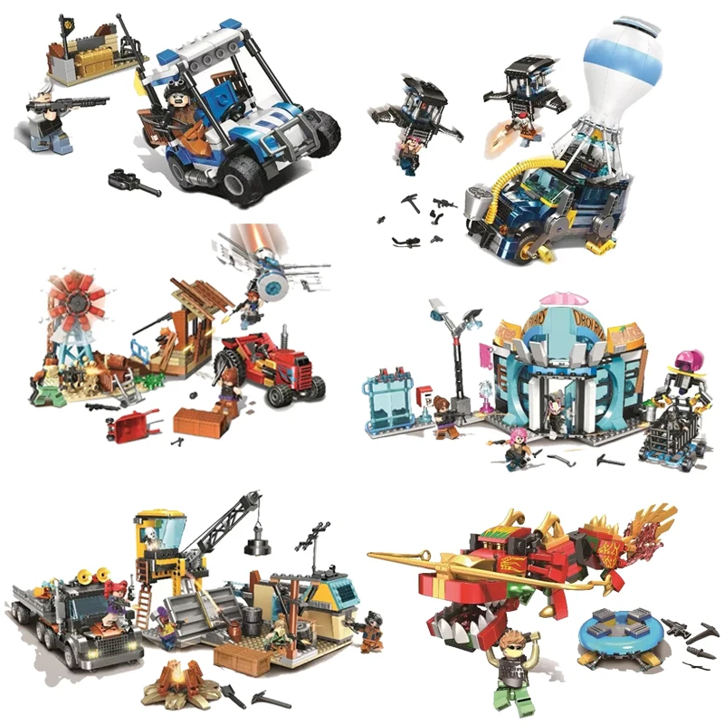 

Hot Selling Famous Game Fortniteing Blocks Compatible Legoingley Fortniteing Building Blocks Bricks for Children Christmas Gift