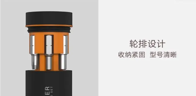 Набор отверток Xiaomi для хранения, набор бытовой отвертки 18 в 1, Набор прецизионных отверток 18 шт., колесо для умного дома