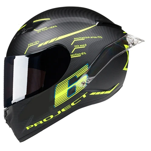 Мотоциклетный шлем полное лицо каск Точка гоночный шлем Capacete De Motocicleta Casco мото горные Casco мотокросс - Цвет: 3