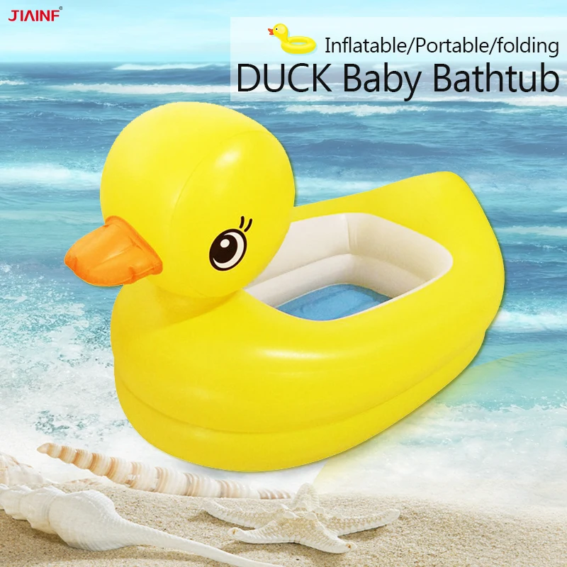 rubber duck inflatable bathtub