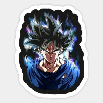 

1PCS Goku Ultra Instinct Goku God Sticker For Notebook Trolley Case Backpack Table PVC Car DIY Cool Skateboard Decal