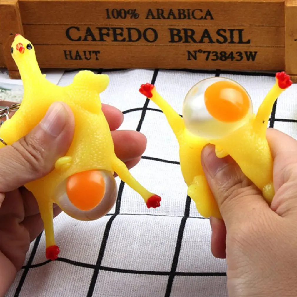 1 шт. шар для снятия стресса Novetly Squeeze Chick Hand Wrist Упражнение антистрессовая игрушка Забавные игрушки-гаджеты для детей милые мягкие животные
